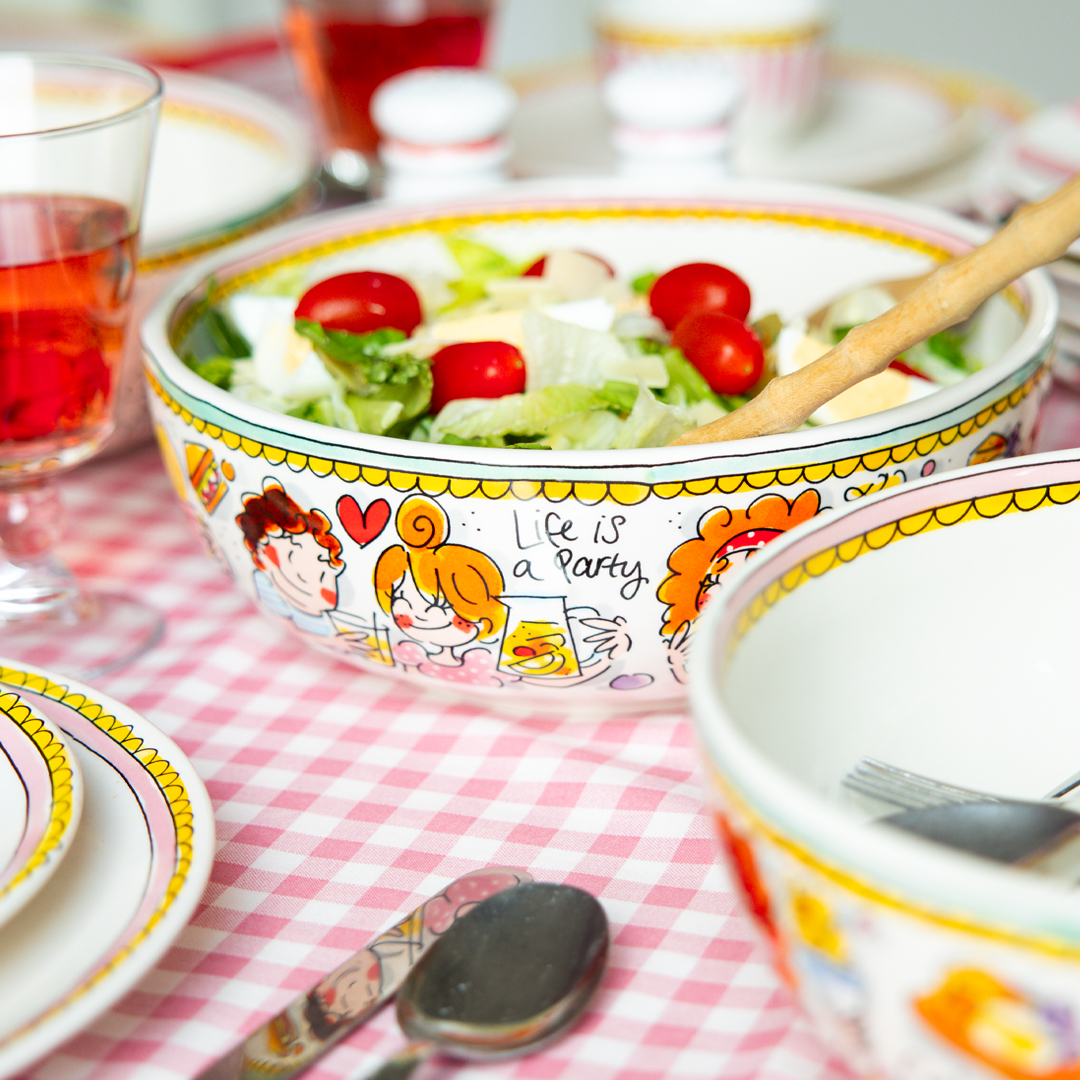 Schaal diep 24 cm Salade