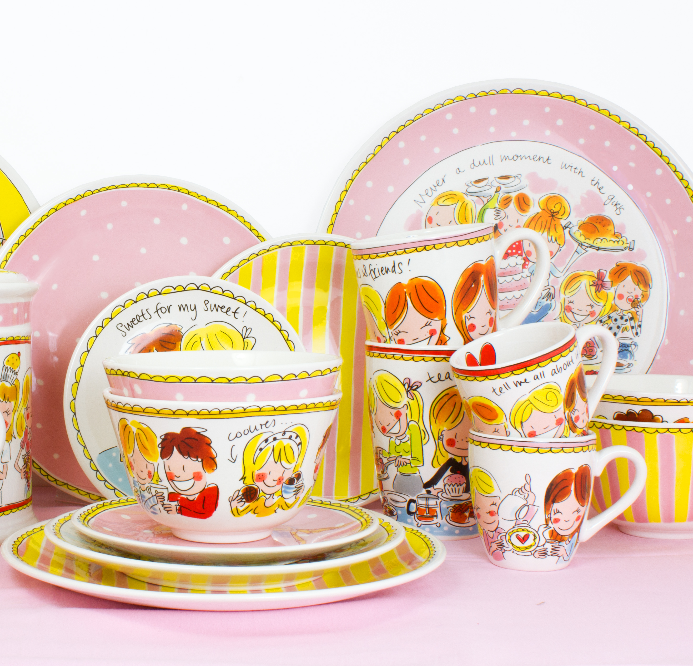Bord 18cm Stip