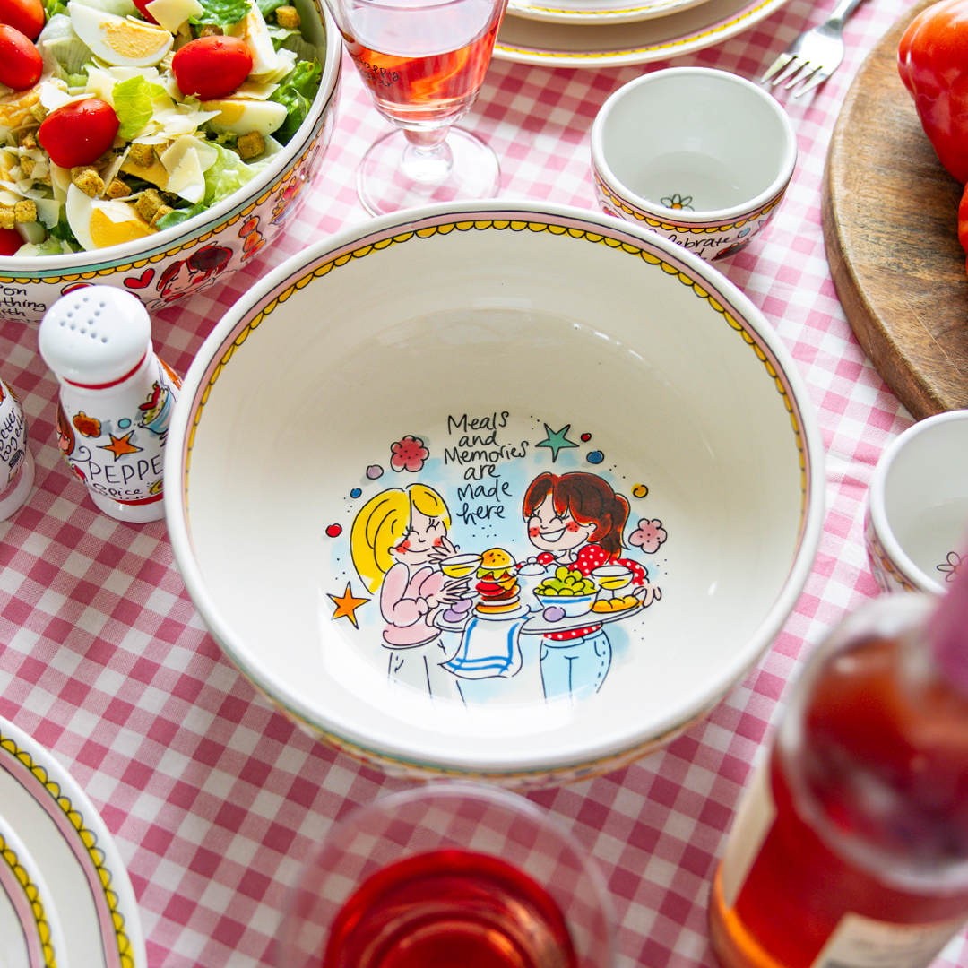 Schaal diep 24 cm Salade