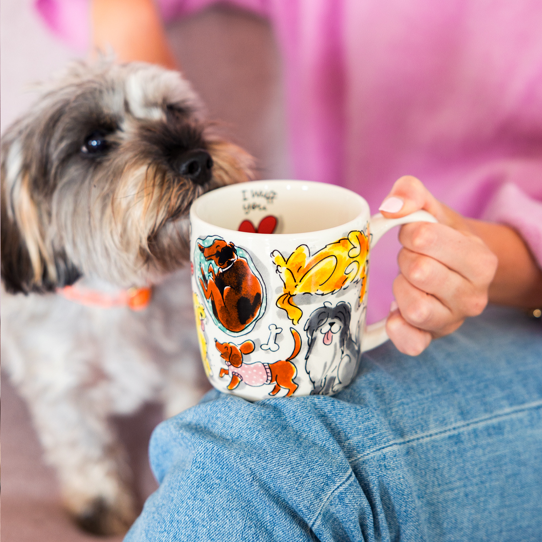 Cappuccino beker 0,5L Hond