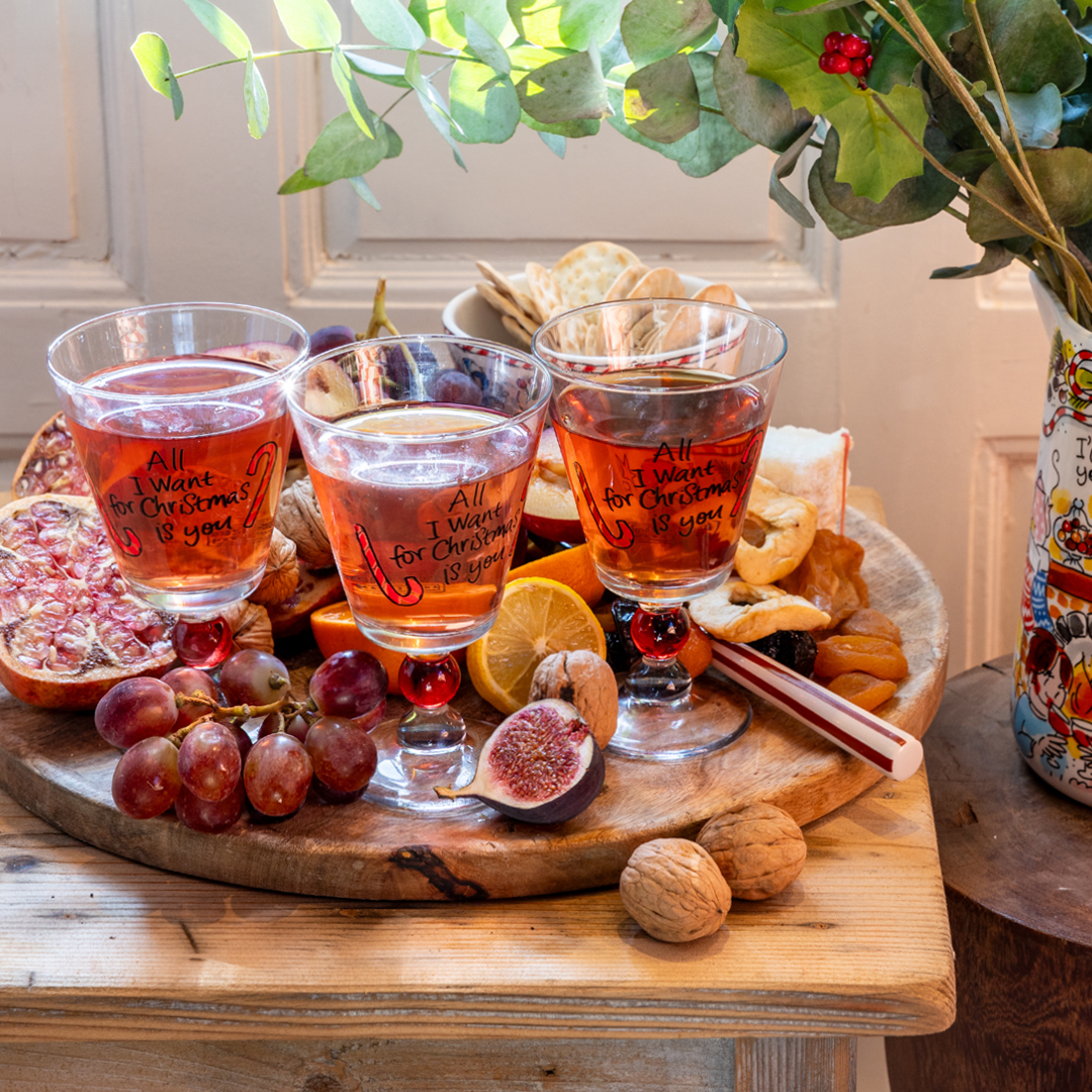 Wijnglas Kerst