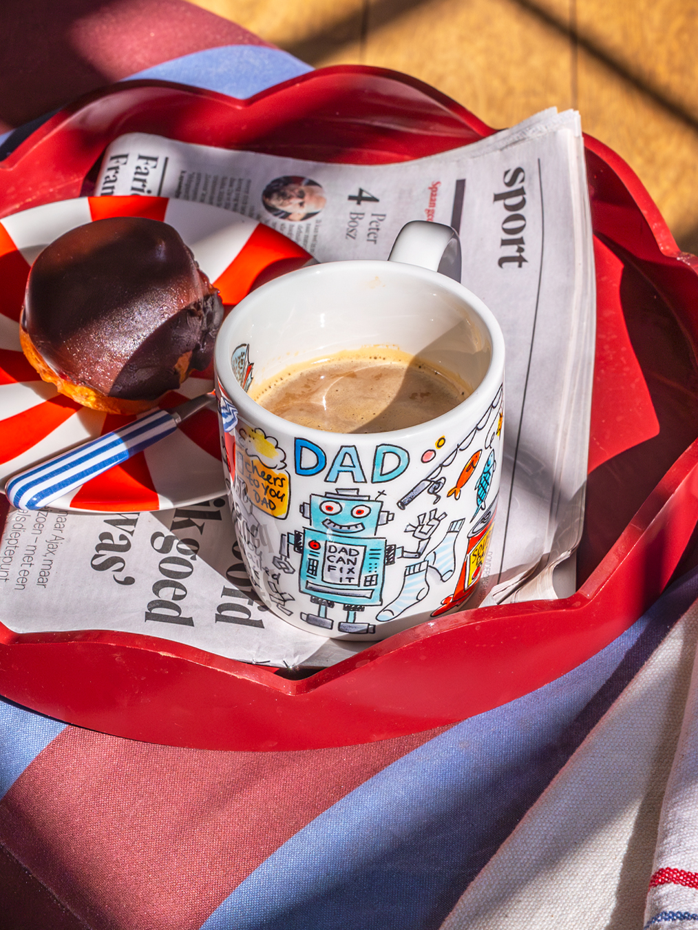 Cappuccinobeker 0.5L O-fish-ally The Best Dad